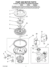 08 - Pump And Motor Parts parts for Maytag Dishwasher JDB1100AWS36 from AppliancePartsPros.com