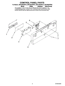 02 - Control Panel Parts parts for Maytag Dishwasher JDB1255AWB10 from AppliancePartsPros.com
