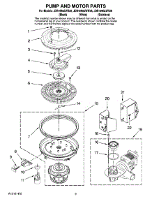 08 - Pump And Motor Parts parts for Maytag Dishwasher JDB1090AWW36 from AppliancePartsPros.com