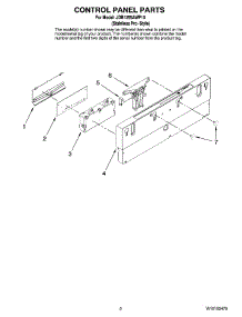 02 - Control Panel Parts parts for Maytag Dishwasher JDB1255AWP10 from AppliancePartsPros.com