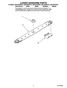 04 - Lower Washarm Parts parts for Maytag Dishwasher JDB1250AWQ10 from AppliancePartsPros.com