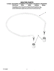 05 - Heater Parts parts for Maytag Dishwasher JDB1250AWQ10 from AppliancePartsPros.com