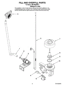 06 - Fill And Overfill Parts parts for Maytag Dishwasher JDB1255AWP10 from AppliancePartsPros.com