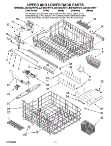 09 - Upper And Lower Rack Parts parts for Maytag Dishwasher JDB1250AWQ10 from AppliancePartsPros.com