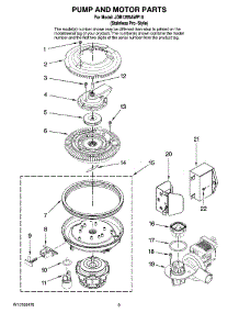 08 - Pump And Motor Parts parts for Maytag Dishwasher JDB1255AWP10 from AppliancePartsPros.com