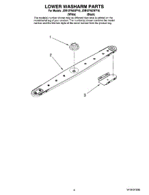 04 - Lower Washarm Parts parts for Maytag Dishwasher JDB1275AWF10 from AppliancePartsPros.com