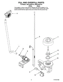 06 - Fill And Overfill Parts parts for Maytag Dishwasher JDB1275AWF10 from AppliancePartsPros.com