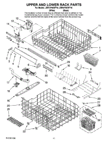 09 - Upper And Lower Rack Parts parts for Maytag Dishwasher JDB1275AWF10 from AppliancePartsPros.com