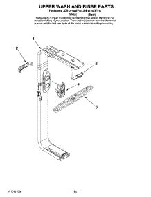 10 - Upper Wash And Rinse Parts, Optional Parts (Not Included) parts for Maytag Dishwasher JDB1275AWF10 from AppliancePartsPros.com