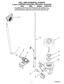 06 - Fill And Overfill Parts parts for Maytag Dishwasher JDB1255AWW10 from AppliancePartsPros.com