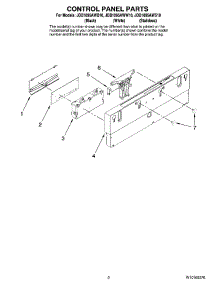 02 - Control Panel Parts parts for Maytag Dishwasher JDB1095AWW10 from AppliancePartsPros.com
