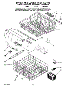 09 - Upper And Lower Rack Parts parts for Maytag Dishwasher JDB1095AWB10 from AppliancePartsPros.com