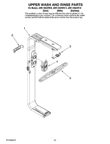 10 - Upper Wash And Rinse Parts, Optional Parts (Not Included) parts for Maytag Dishwasher JDB1105AWB10 from AppliancePartsPros.com