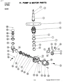 04 - Pump & Motor parts for Jenn-Air Dishwasher DU440-C from AppliancePartsPros.com