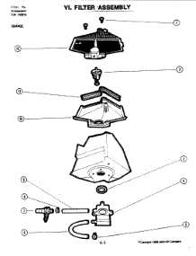 03 - Filter Assembly parts for Jenn-Air Dishwasher DU440-C from AppliancePartsPros.com