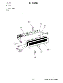 04 - Door-Access Panel (Du496) parts for Jenn-Air Dishwasher DU496 from AppliancePartsPros.com