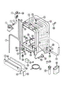 Tub parts for Jenn-Air Dishwasher JDB3010AWB from AppliancePartsPros.com
