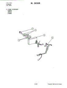 04 - Door Assembly parts for Jenn-Air Dishwasher DP476 from AppliancePartsPros.com