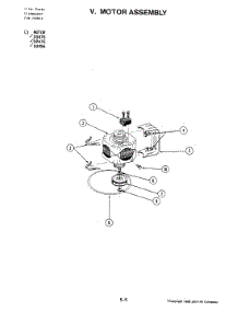 08 - Motor Assembly parts for Jenn-Air Dishwasher DP476 from AppliancePartsPros.com