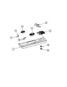 02 - Control Panel parts for Jenn-Air Dishwasher DU470-C from AppliancePartsPros.com