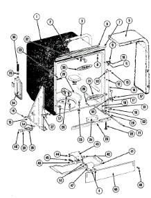 09 - Tub Assembly parts for Jenn-Air Dishwasher DU470-C from AppliancePartsPros.com