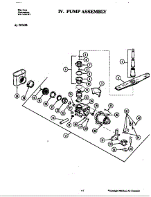 Pump Assembly parts for Jenn-Air Dishwasher DU460-20 from AppliancePartsPros.com