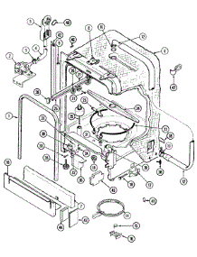 07 - Tub parts for Jenn-Air Dishwasher DW960UQB from AppliancePartsPros.com