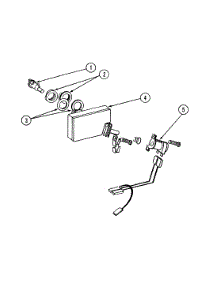 07 - Rinse Dispenser parts for Jenn-Air Dishwasher DU450-C from AppliancePartsPros.com