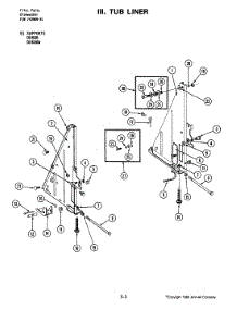 11 - Tub Support parts for Jenn-Air Dishwasher DU588W from AppliancePartsPros.com