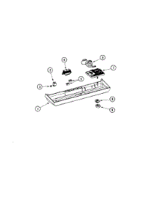 03 - Control Panel parts for Jenn-Air Dishwasher DP450-C from AppliancePartsPros.com