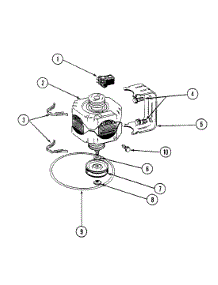 06 - Motor Assembly parts for Jenn-Air Dishwasher DP450-C from AppliancePartsPros.com