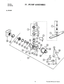 03 - Pump Assembly (Du466-20 / Du466w-20) parts for Jenn-Air Dishwasher DU466W-20 from AppliancePartsPros.com