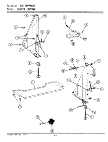 10 - Tub Support parts for Jenn-Air Dishwasher DU599B from AppliancePartsPros.com