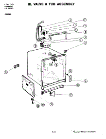 06 - Tub Assembly parts for Jenn-Air Dishwasher DU486-C from AppliancePartsPros.com