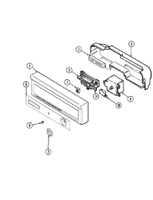 02 - Control Panel (Blue Creek) parts for Jenn-Air Dishwasher DW861UQU from AppliancePartsPros.com
