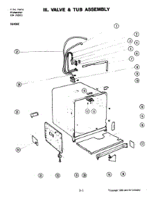 06 - Valve Assembly parts for Jenn-Air Dishwasher DU498-C from AppliancePartsPros.com