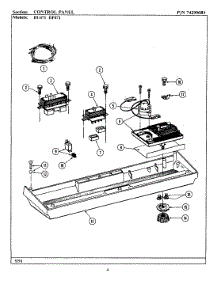 03 - Control Panel parts for Jenn-Air Dishwasher DP471 from AppliancePartsPros.com