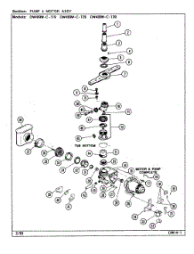 04 - Pump & Motor Assy (Dw489wc119,129,139) parts for Jenn-Air Dishwasher DW489WC119 from AppliancePartsPros.com