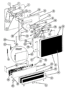 04 - Door parts for Jenn-Air Dishwasher DU490 from AppliancePartsPros.com