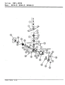 02 - Pump Assembly parts for Jenn-Air Dishwasher DU430-25 from AppliancePartsPros.com