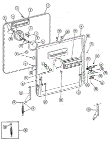 Inner Door Assembly parts for Jenn-Air Dishwasher DU598 from AppliancePartsPros.com