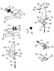 Tub Supports, Base Frame, Water Valves parts for Jenn-Air Dishwasher DU598 from AppliancePartsPros.com