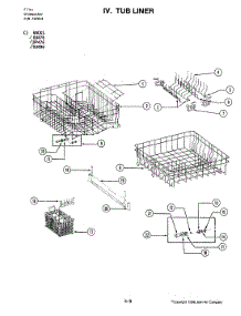 10 - Tub Assembly parts for Jenn-Air Dishwasher DU476 from AppliancePartsPros.com