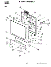 02 - Door Assembly (Du466-01 / 02) parts for Jenn-Air Dishwasher DU466 from AppliancePartsPros.com