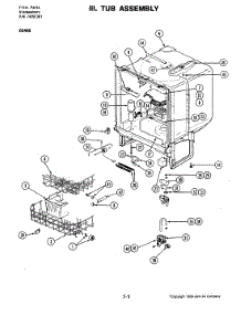04 - Tub Assembly (Du466-01 / 02) parts for Jenn-Air Dishwasher DU466 from AppliancePartsPros.com