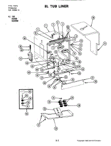 10 - Tub Assembly parts for Jenn-Air Dishwasher DU588 from AppliancePartsPros.com