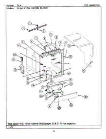 09 - Tub parts for Jenn-Air Dishwasher DU486 from AppliancePartsPros.com