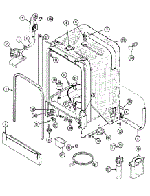 06 - Tub parts for Jenn-Air Dishwasher JDB5900AWA from AppliancePartsPros.com
