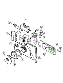 05 - Rinse Aid & Soap Dispenser parts for Jenn-Air Dishwasher DW961UQB from AppliancePartsPros.com