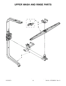 07 - Upper Wash And Rinse Parts parts for Jenn-Air Dishwasher JDB3650AWF4 from AppliancePartsPros.com